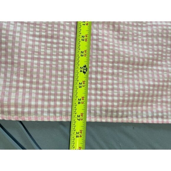Pink Gingham Babydoll Dress Sz Large (11/13/) Coquette Y2k Cottcore - Picture 7 of 11